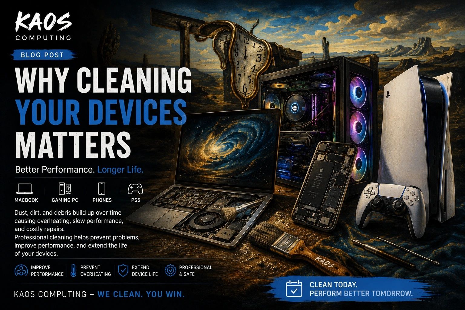 Why Cleaning Your MacBook, Gaming PC, Phone, and PS5 Is GREAT featured image